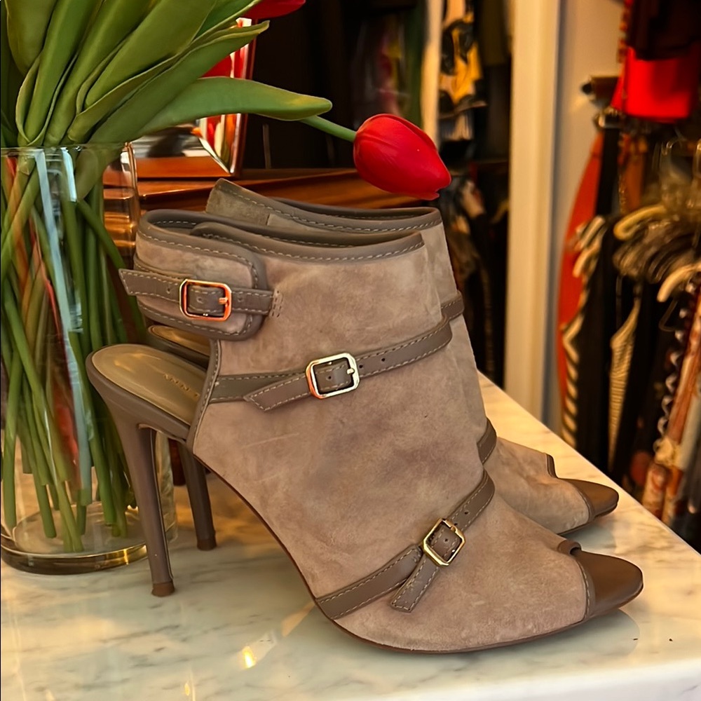 Elegant Taupe Stiletto Heels